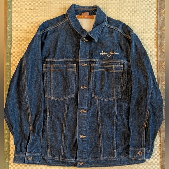 Vintage Sean John Denim Jacket Men's Size XL